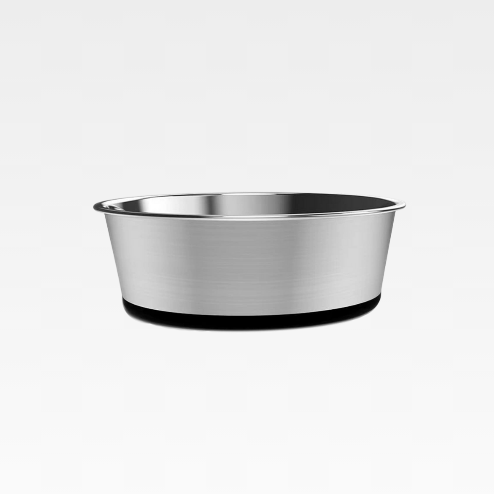 Made of high quality stainless steel Silicone bottom protects floors and prevents bowl from sliding while your pet eats Dishwasher-safe for easy cleaning, you can put the whole bowl in the dishwasher